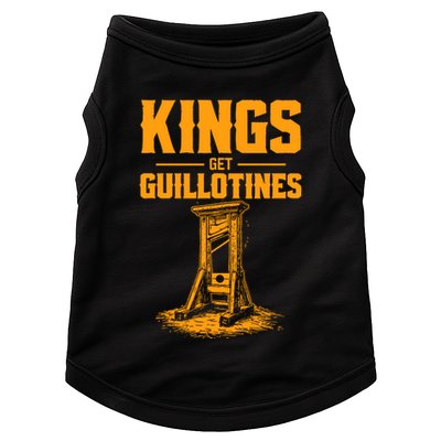 Kings Get Guillotines Funny Doggie Tank