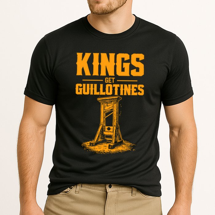 Kings Get Guillotines Funny Cooling Performance Crew T-Shirt