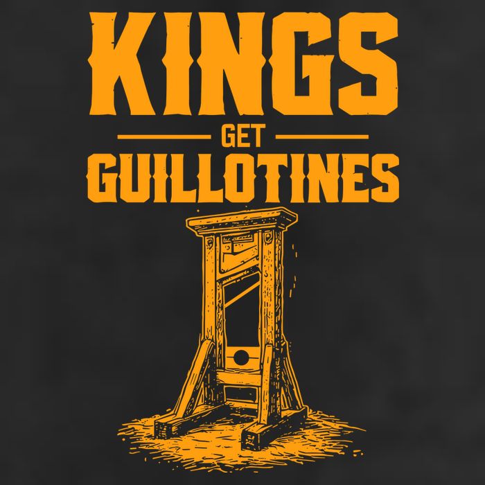 Kings Get Guillotines Funny 25L Jumbo Tote