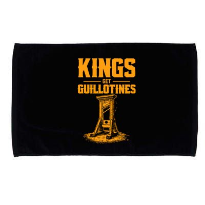Kings Get Guillotines Funny Microfiber Hand Towel