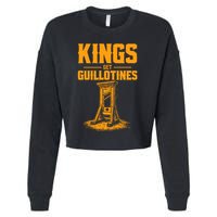 Kings Get Guillotines Funny Cropped Pullover Crew