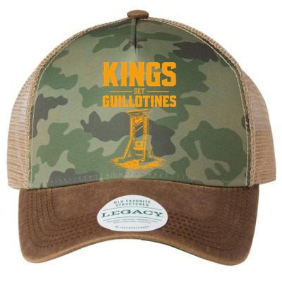 Kings Get Guillotines Funny Legacy Tie Dye Trucker Hat