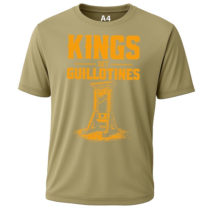 Kings Get Guillotines Funny Cooling Performance Crew T-Shirt