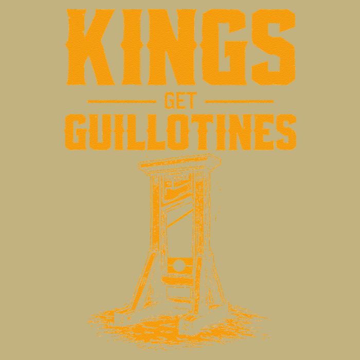 Kings Get Guillotines Funny Cooling Performance Crew T-Shirt