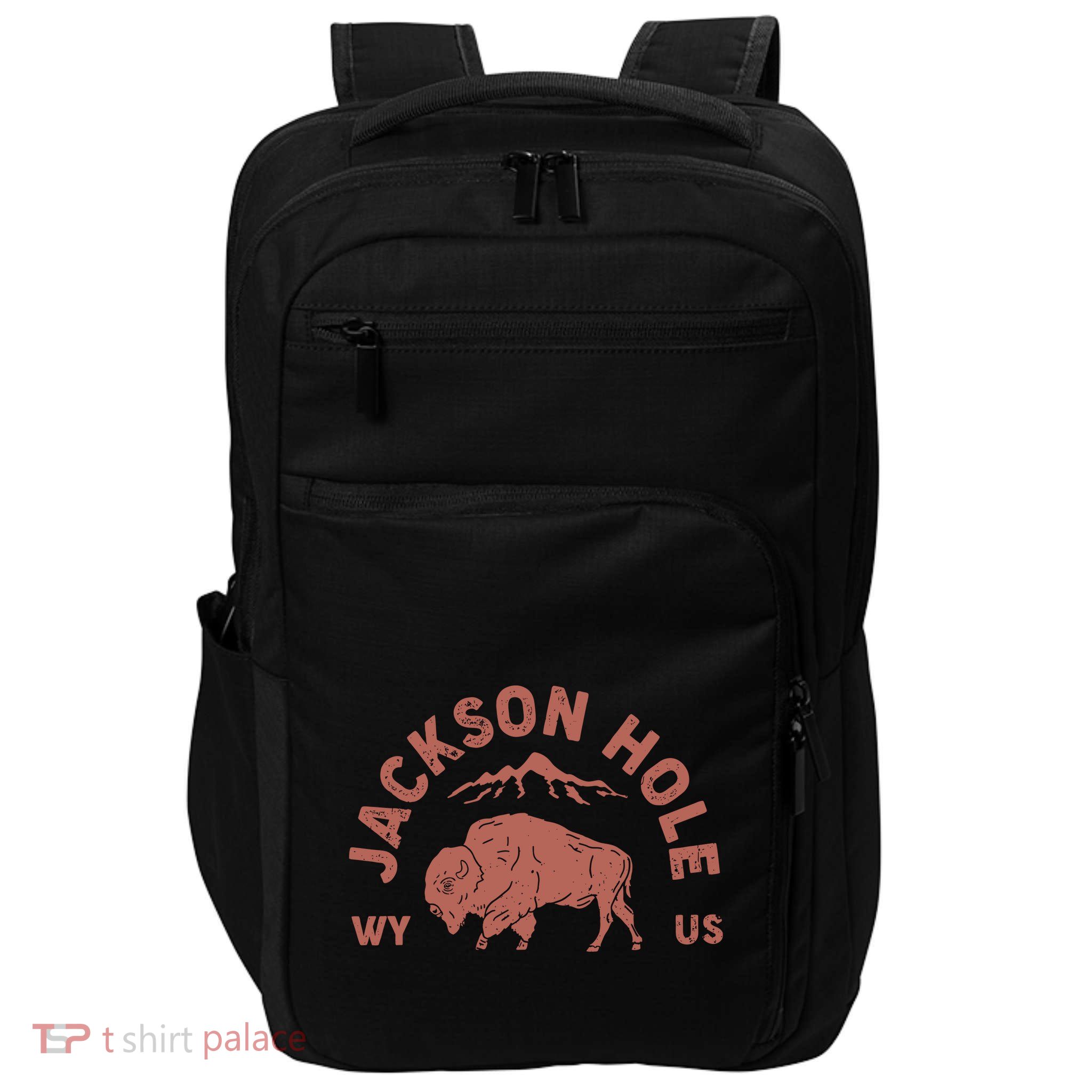 Keep Groovyjackson Hole Wyoming Mountain Impact Tech Backpack