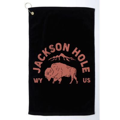 Keep Groovyjackson Hole Wyoming Mountain Golf Towel