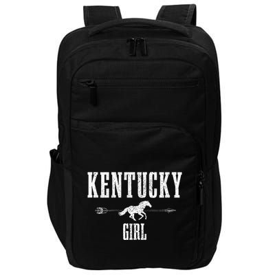 Kentucky Girl Horseback Riding Horse Lover Ky Pride Impact Tech Backpack