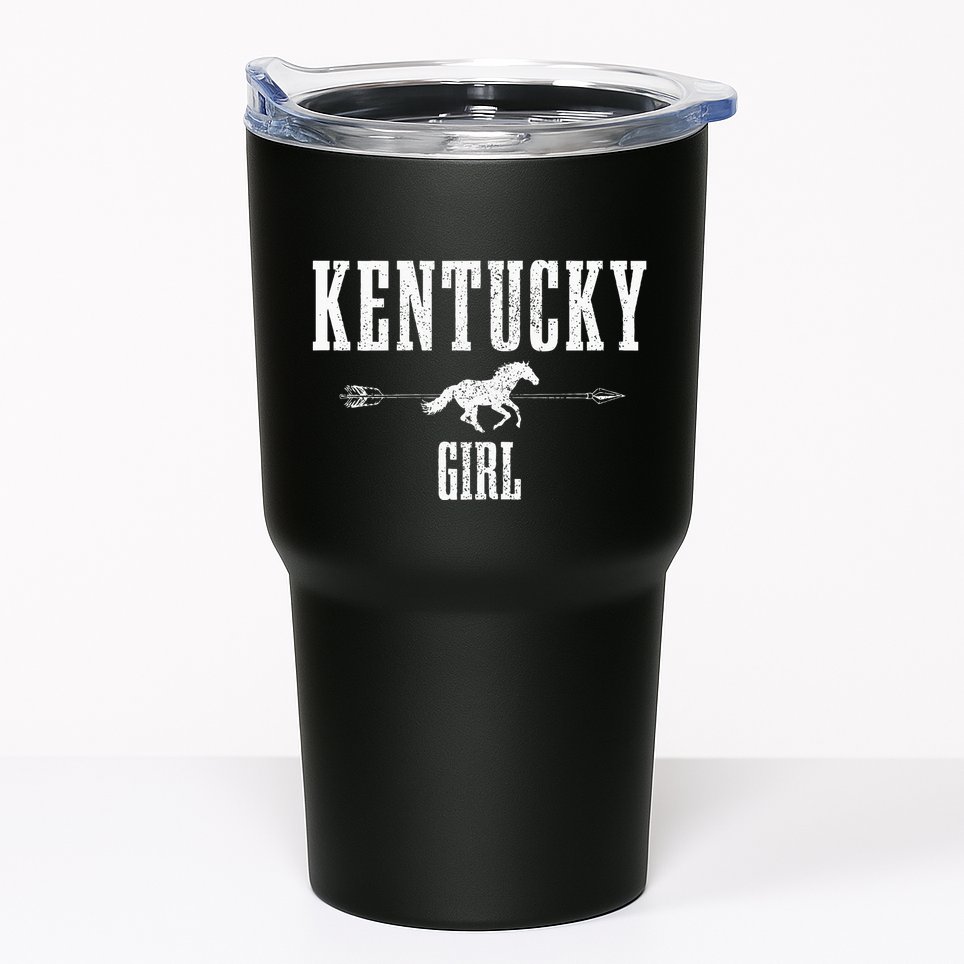 Kentucky Girl Horseback Riding Horse Lover Ky Pride Tumbler