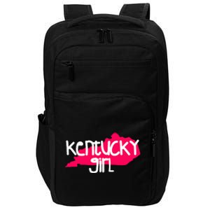 Kentucky Girl I Love Kentucky State Home Impact Tech Backpack