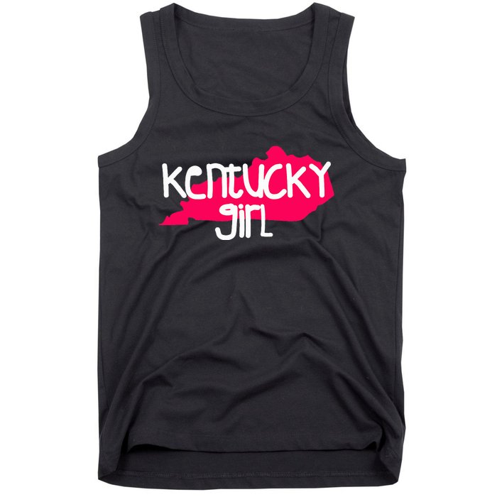 Kentucky Girl I Love Kentucky State Home Tank Top