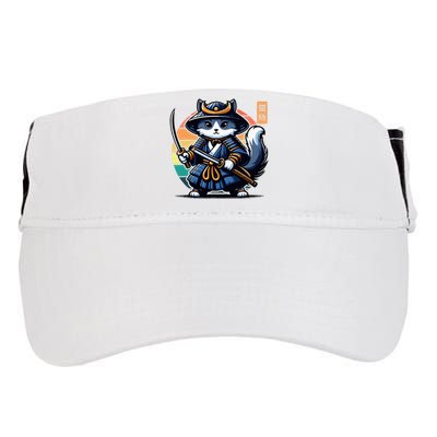 Kawaii Graphic Japanese Anime Manga Samurai Ninja Cat Adult Drive Performance Visor