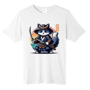 Kawaii Graphic Japanese Anime Manga Samurai Ninja Cat Tall Fusion ChromaSoft Performance T-Shirt