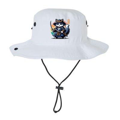 Kawaii Graphic Japanese Anime Manga Samurai Ninja Cat Legacy Cool Fit Booney Bucket Hat