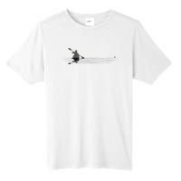 Kayaking Graphic Kayak Silhouette Kayaker Canoe Paddling Tall Fusion ChromaSoft Performance T-Shirt