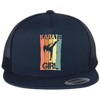 Karate Girl Flat Bill Trucker Hat