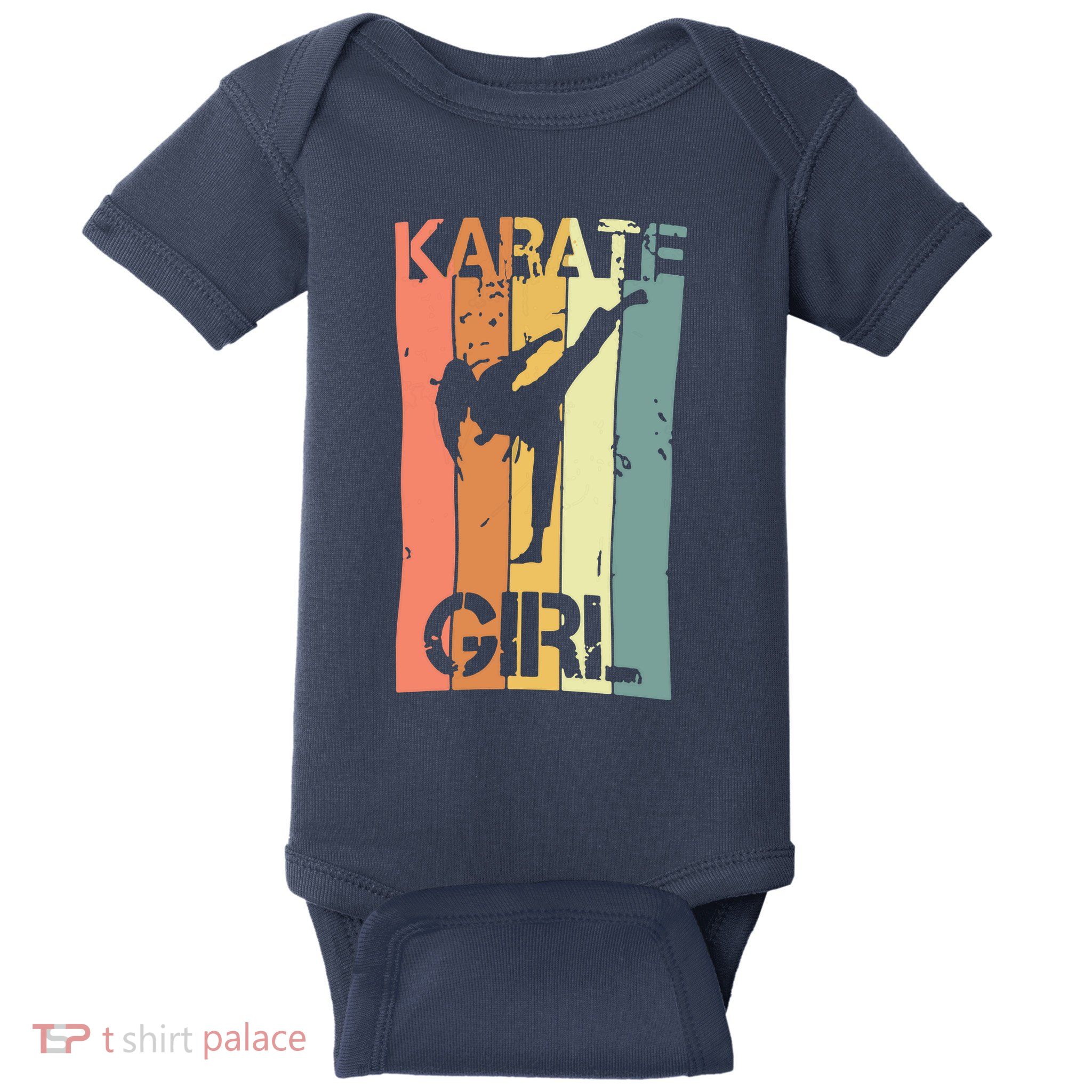 Karate Girl Baby Bodysuit