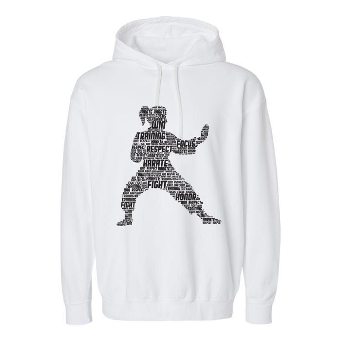 Karate Girl Garment-Dyed Fleece Hoodie