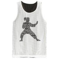 Karate Girl Mesh Reversible Basketball Jersey Tank