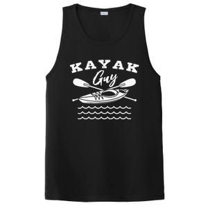 Kayak Guy Kayaking Paddling Racing Kayaker Fishing PosiCharge Competitor Tank