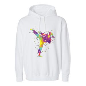 Karate Girl Garment-Dyed Fleece Hoodie