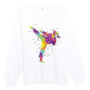 Karate Girl Premium Crewneck Sweatshirt