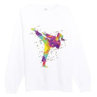 Karate Girl Premium Crewneck Sweatshirt