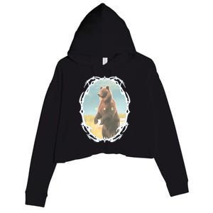 K45 Grizzly Crop Fleece Hoodie