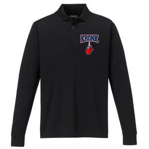 Kronk Gym Performance Long Sleeve Polo