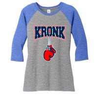 Kronk Gym Women's Tri-Blend 3/4-Sleeve Raglan Shirt