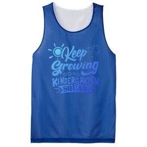 Keep Growing Kinder Kindergarten Teacher Team Cute Gift Mesh Reversible Basketball Jersey Tank