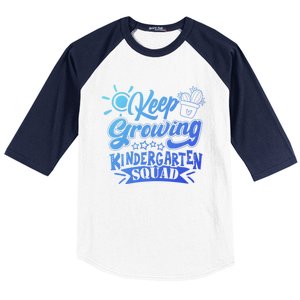 Keep Growing Kinder Kindergarten Teacher Team Cute Gift Baseball Sleeve Shirt