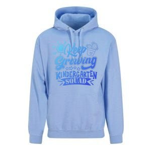 Keep Growing Kinder Kindergarten Teacher Team Cute Gift Unisex Surf Hoodie