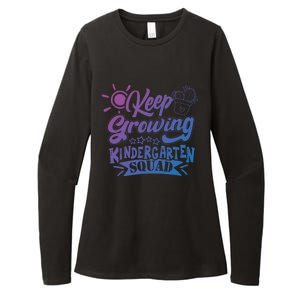 Keep Growing Kinder Kindergarten Teacher Team Cute Gift Womens CVC Long Sleeve Shirt