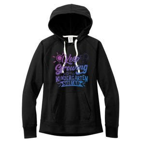 Keep Growing Kinder Kindergarten Teacher Team Cute Gift Women's Fleece Hoodie