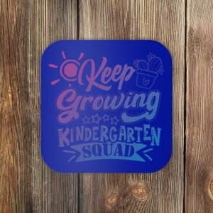 Keep Growing Kinder Kindergarten Teacher Team Cute Gift Coaster