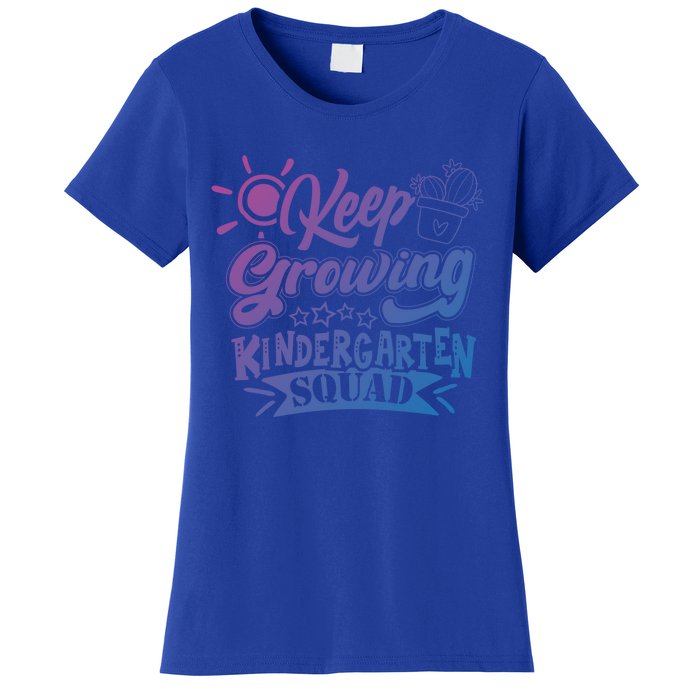 Keep Growing Kinder Kindergarten Teacher Team Cute Gift Women's T-Shirt