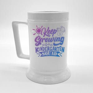 Keep Growing Kinder Kindergarten Teacher Team Cute Gift Beer Stein