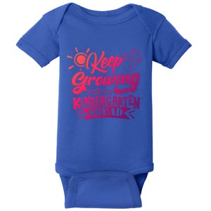 Keep Growing Kinder Kindergarten Teacher Team Cute Gift Baby Bodysuit