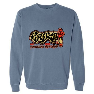 Kayzo Graffiti Garment-Dyed Sweatshirt