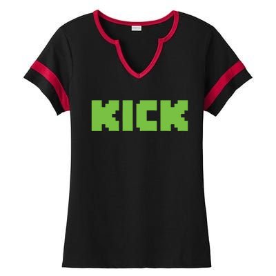 Kick Green Ladies Halftime Notch Neck Tee