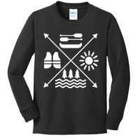 Kayak Gift Kids Long Sleeve Shirt