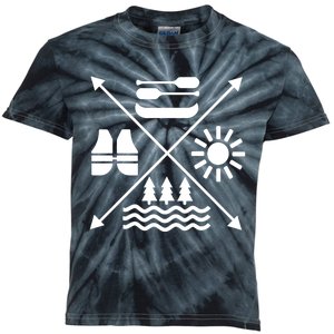 Kayak Gift Kids Tie-Dye T-Shirt