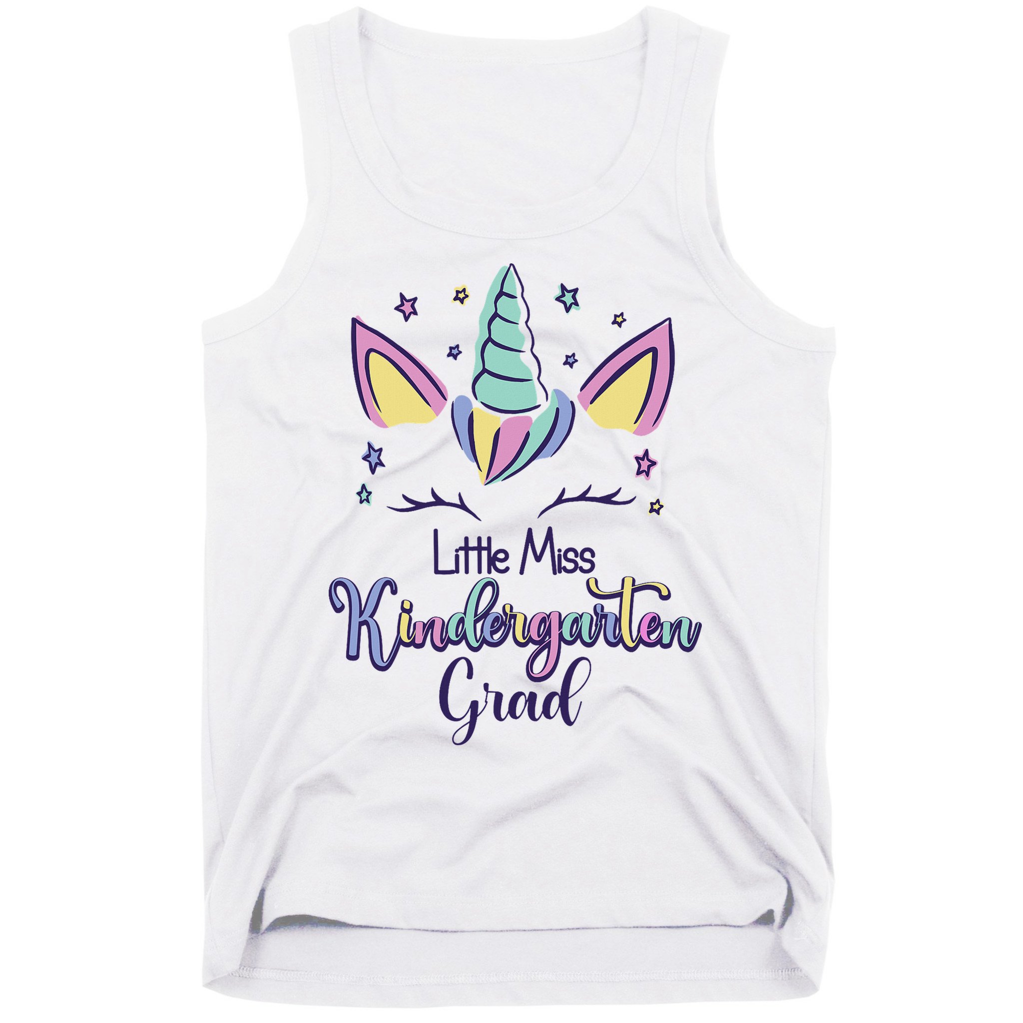 Kindergarten Graduation Kindergarten Unicorn Girl 2025 Tank Top