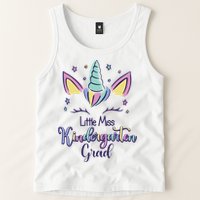 Kindergarten Graduation Kindergarten Unicorn Girl 2025 Tank Top