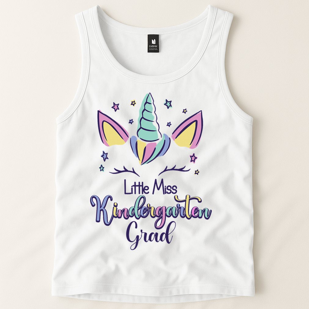 Kindergarten Graduation Kindergarten Unicorn Girl 2025 Tank Top