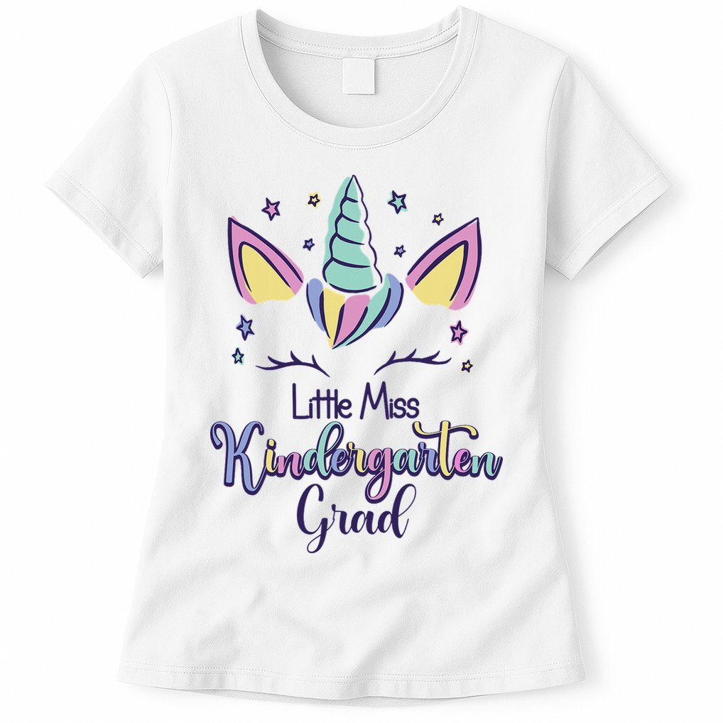 Kindergarten Graduation Kindergarten Unicorn Girl 2025 Womens T-Shirt