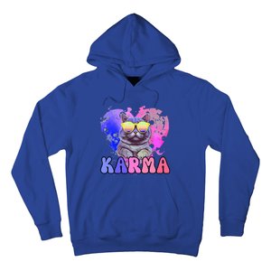 Karma Groovy Letters Pink Concert Hoodie