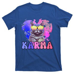 Karma Groovy Letters Pink Concert T-Shirt