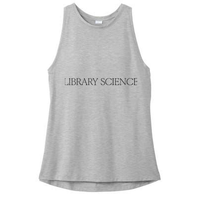 Kaia Gerber Library Science Ladies PosiCharge Tri-Blend Wicking Tank