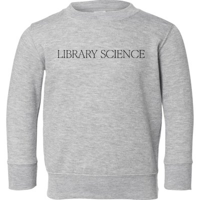 Kaia Gerber Library Science Toddler Sweatshirt